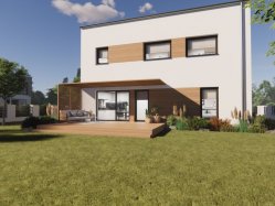 Dvougenerační dům Easy 75 s pultovou střechou - dřevostavba na klíč