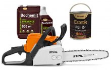   Impregnačn&iacute; př&iacute;pravky&nbsp;BOCHEMIT a motorov&aacute; pila  