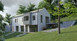 Drevostavba ve svahu_Liberec