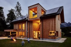 Třígenerační dřevostavba u jezera Wolfgang