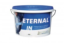 Vnitřn&iacute; disperzn&iacute; mal&iacute;řsk&aacute; barva ETERNAL IN<br /> s exklusivn&iacute; bělost&iacute;<br /> od firmy AUSTIS a.s. <br />na 800 m<sup>2</sup>