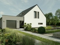 VEXTA 149 GARÁŽ - dřevostavba na klíč