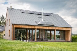 DrevoaStavby.cz Přízemní dřevostavba zdroj VESPER FRAMES