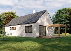 BUNGALOV J1 - dřevostavba na klíč