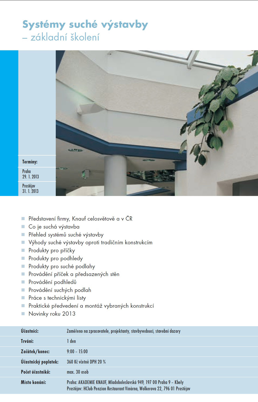 Systémy suché výstavby