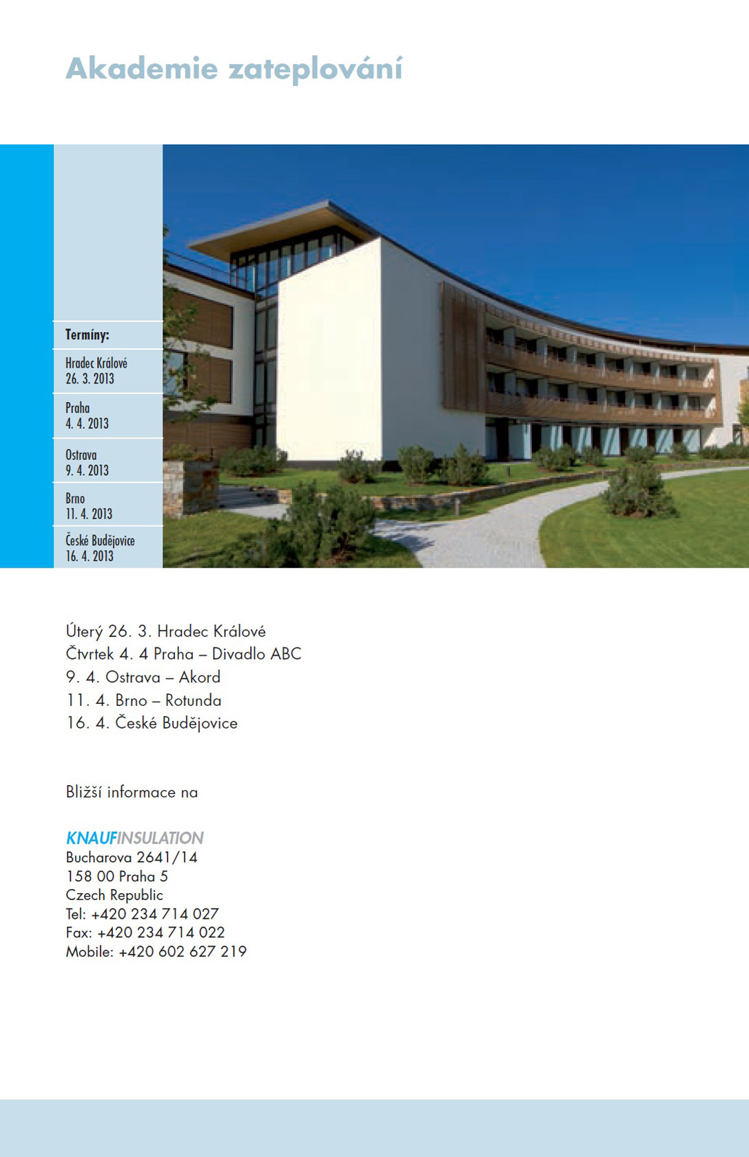 akademie zateplování