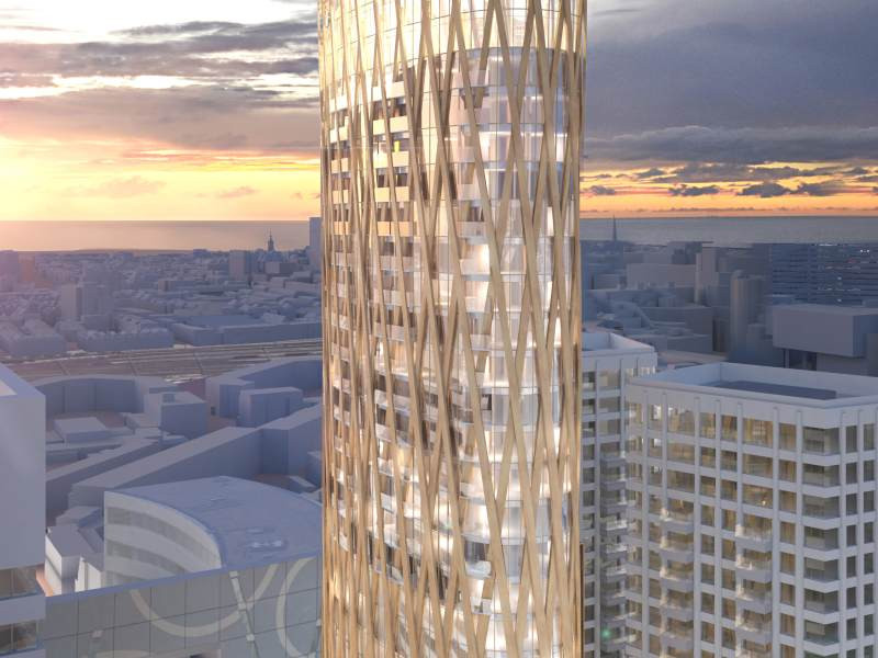 1 Oak Timber Tower Holandsko