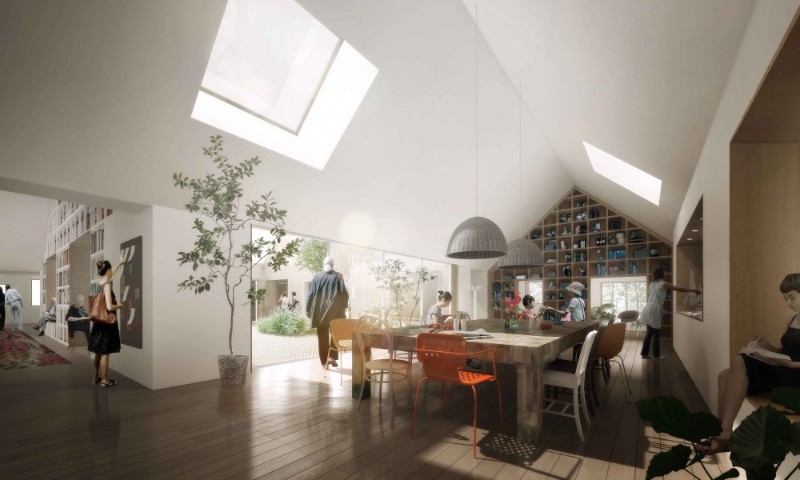 Cancer Counseling Center, D&aacute;nsko, interi&eacute;r