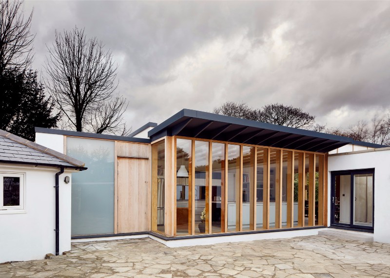 přístavba dřevostavba překližka - ext