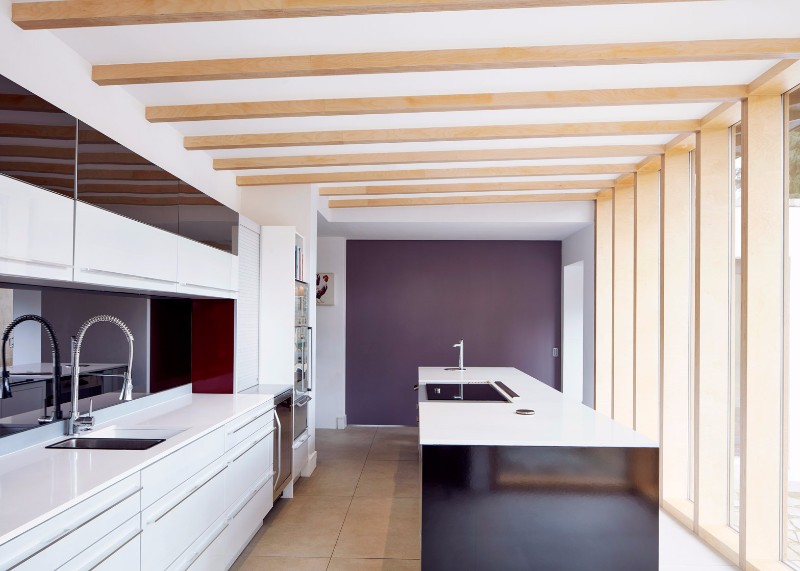 přístavba dřevostavba překližka - int1