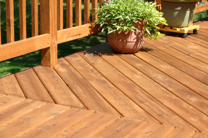Wooden deck herring pattern-2187