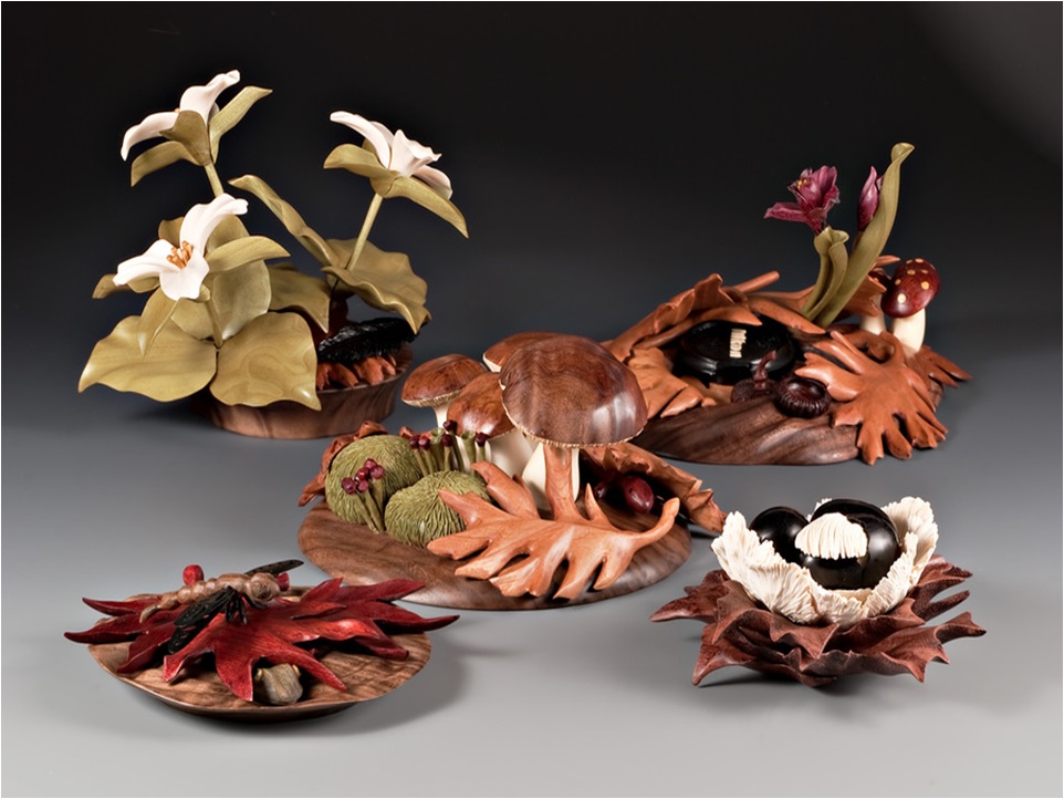 uměleck&eacute; předměty ze dřeva - př&iacute;rodn&iacute; morivy