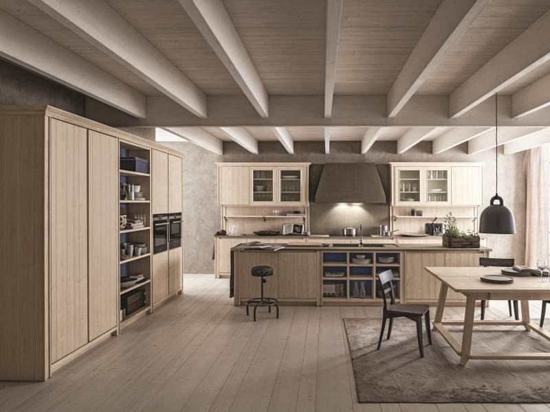 5 ILUSTRAČKA Cucina con isola della collezione Maestrale