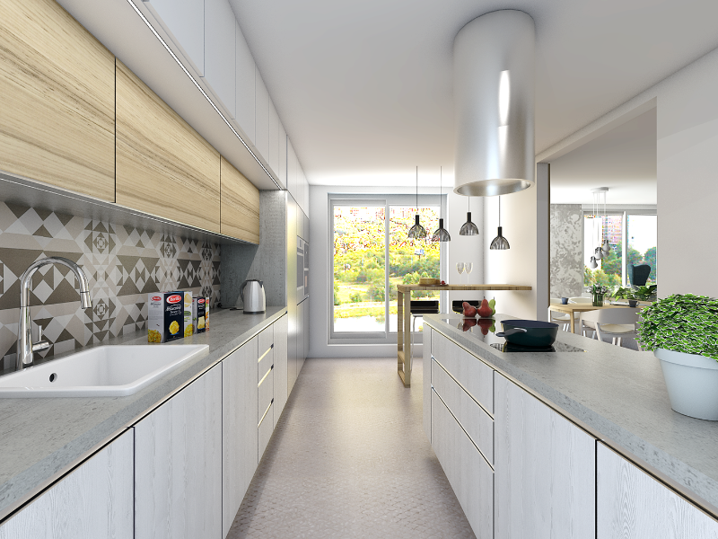 kuchyň - ergonomie a n&aacute;vrh