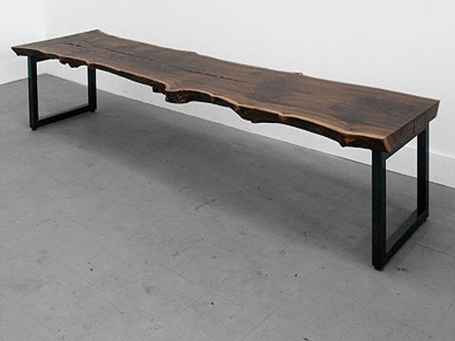 dřevěná lavice design uhuru