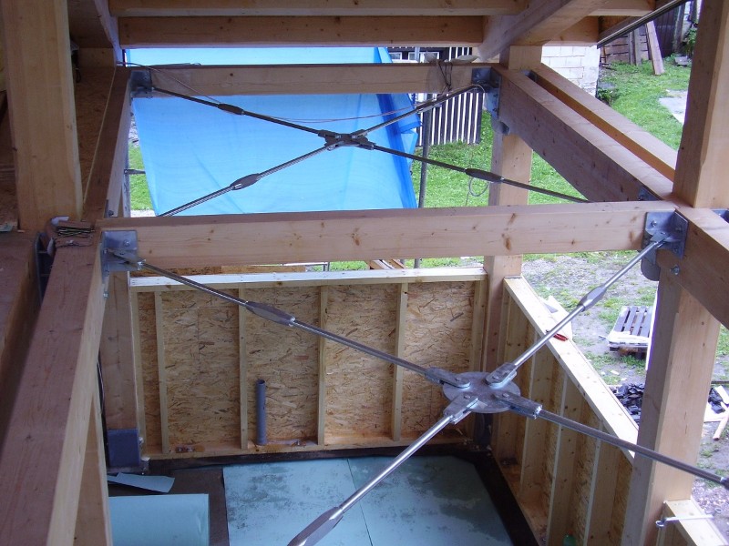 Kombinace těžkého skeletu a ocelových prvků