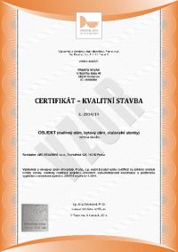 Drevarsky ustav Certifikat Kvalitni stavba