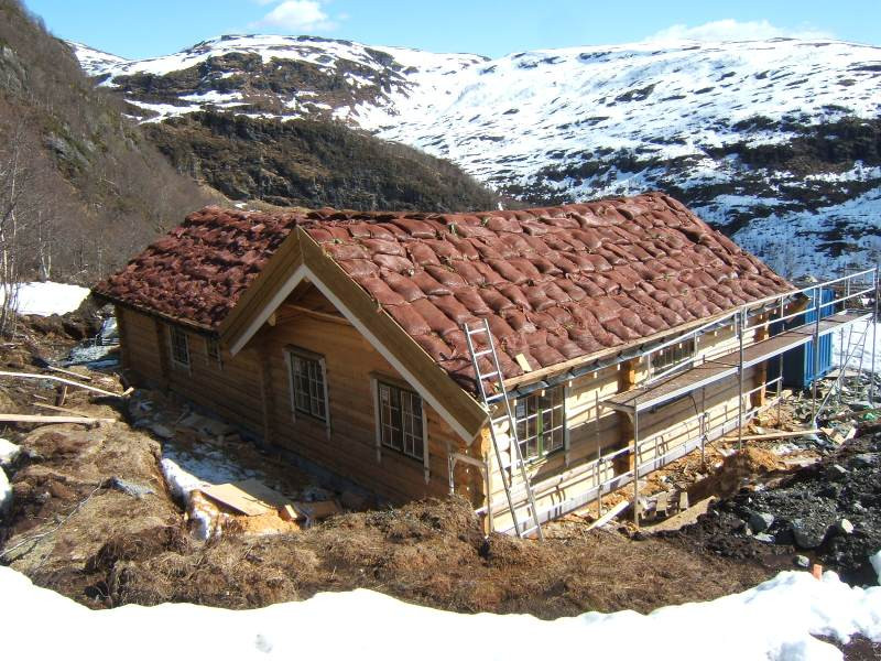 06 vegetační střecha na pokládce pytlů se zeminou