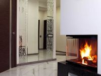 krbov&aacute; kamna interi&eacute;r dřevostavby