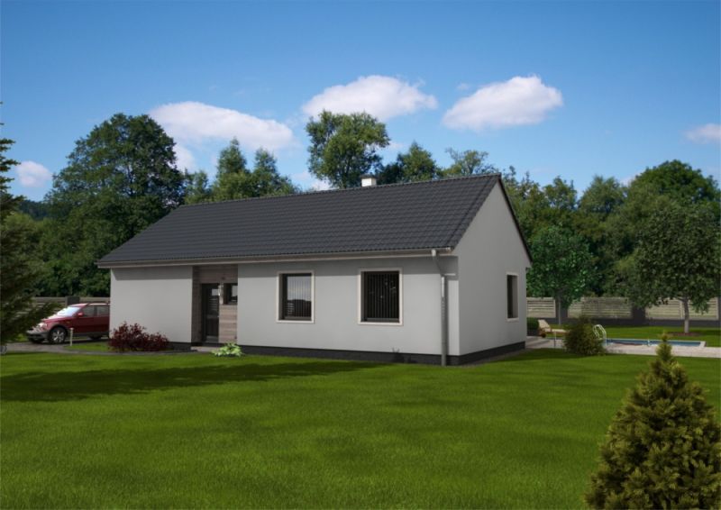 DrevoaStavby.cz | DBH Dřevostavby s.r.o. (typov&aacute; dřevostavba Abril)