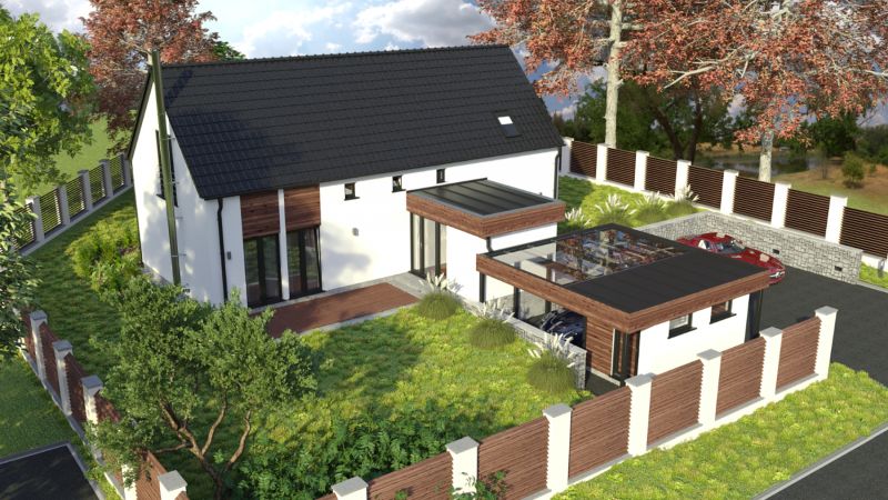 DrevoaStavby.cz | DBH dřevostavby s.r.o. (individu&aacute;ln&iacute; dřevostavba Brozany)