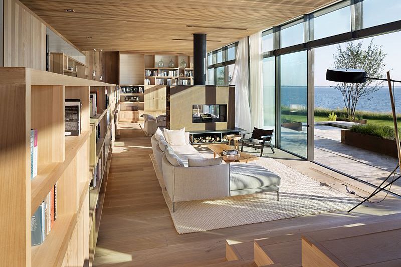 Americká dřevostavba Peconic House Hampton Bays New York