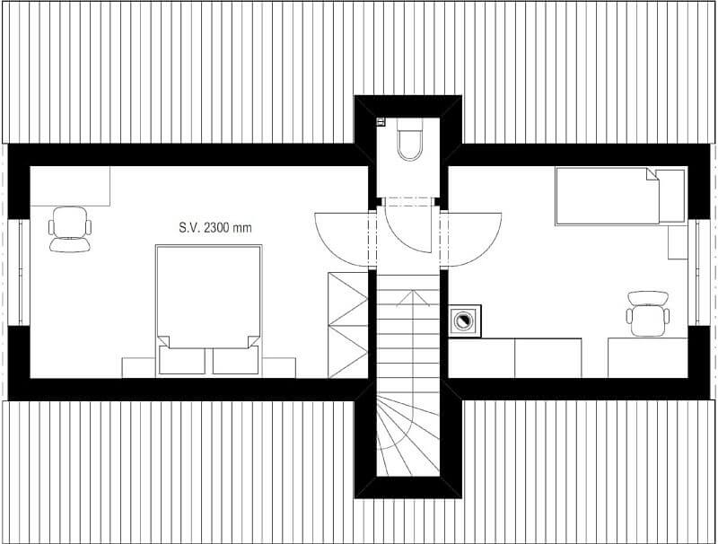 MS-HAUS-06b-Ekonomy-pudorys-podkrovi-varianta-a