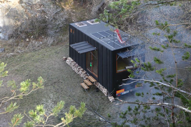 DrevoaStavby.cz | Mobilní dřevěná maringotka Aranka DrevoaStavby.cz | Mobilní dřevěná maringotka Aranka