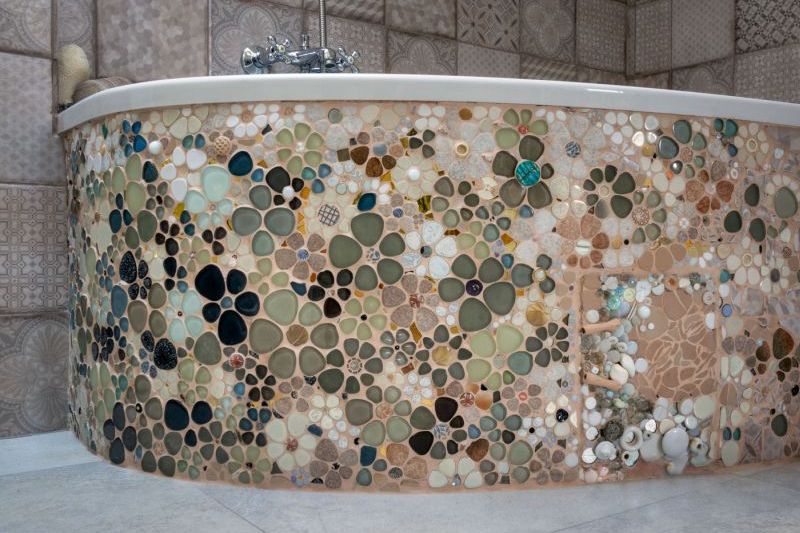 DrevoaStavby.cz | Zahradní dřevostavba s příměsí mozaiky DrevoaStavby.cz | Zahradní dřevostavba s příměsí mozaiky