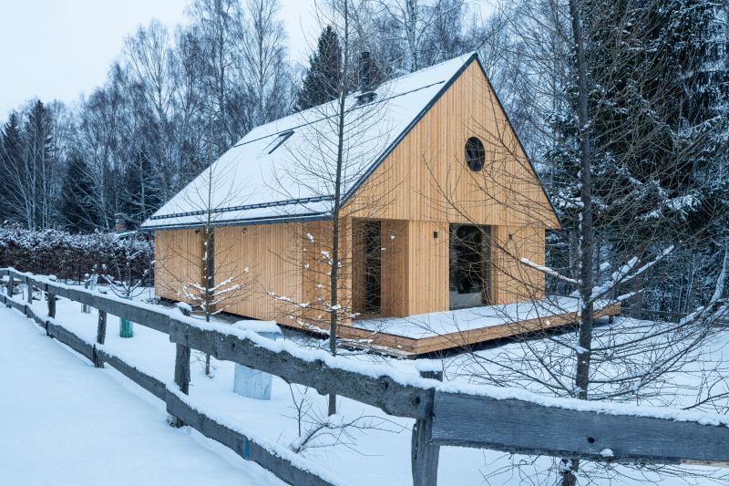 DrevoaStavby.cz | Víkendová chata z CLT panelů DrevoaStavby.cz | Víkendová chata z CLT panelů