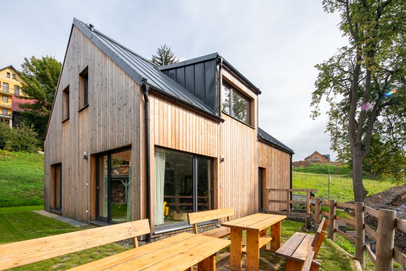 DrevoaStavby.cz Krkonošská dřevostavba s modřínovým obložením VEXTA DrevoaStavby.cz Krkonošská dřevostavba s modřínovým obložením VEXTA_2