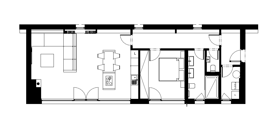 DrevoaStavby.cz Moderní víkendová dřevostavba z CLT panelů DrevoaStavby.cz Moderní víkendová dřevostavba z CLT panelů půdorys