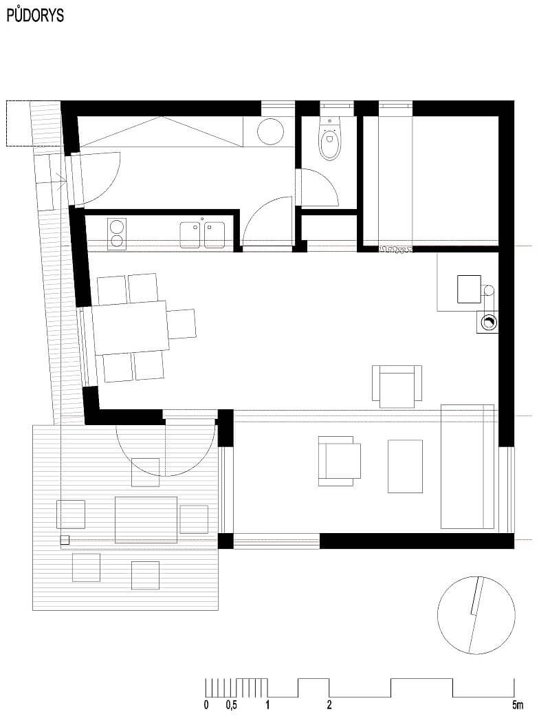 moderni-chata-pudorys-chaty