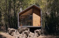 modern&iacute; dřevěn&aacute; chata