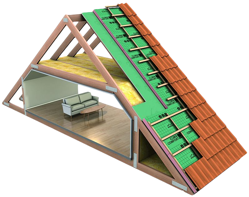 Nadkrokevní tepelná izolace