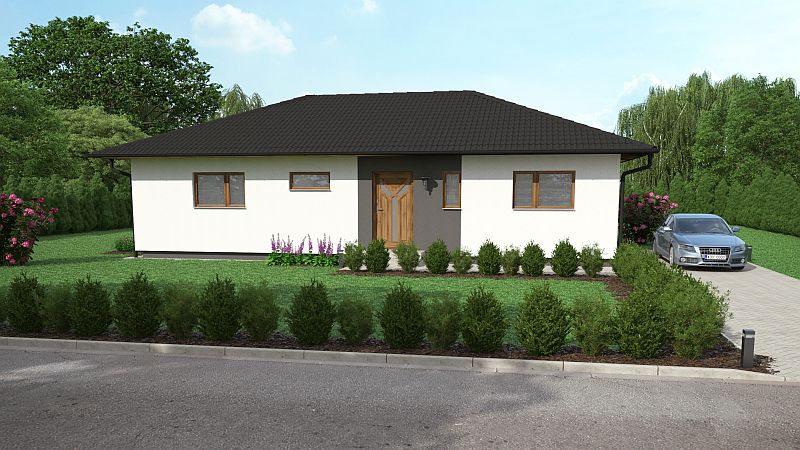 dřevostavba bungalov Luminoso - c pohled2