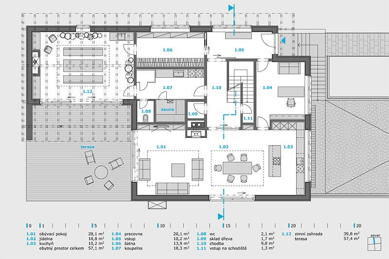 RD-Chvaletice-pudorys-prizemi