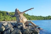 Hector El Protector: Dřevěn&yacute; patron, kter&yacute; chr&aacute;n&iacute; ostrov před hurik&aacute;ny