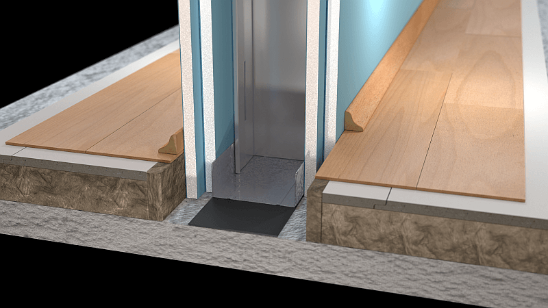 Správné řešení detailu napojení příčky na podlahu