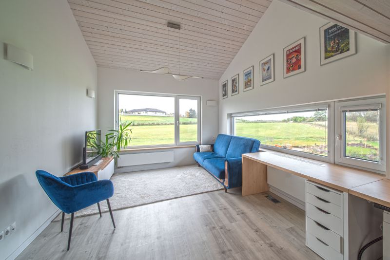 DrevoaStavby.cz Elegantní patrová dřevostavba podle architektonického návrhu DrevoaStavby.cz Elegantní patrová dřevostavba podle architektonického návrhu pokoj v patře