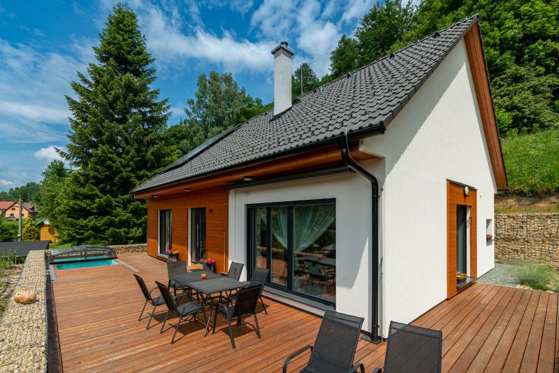 DrevoaStavby.cz Jak na nejhezčí terasu u dřevostavby REALIZACE ATRIUM