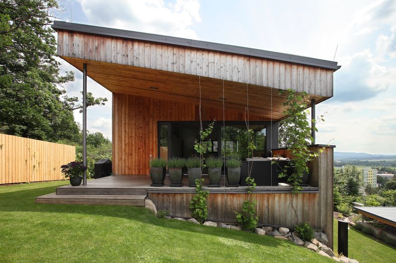 DrevoaStavby.cz Jak na nejhezčí terasu u dřevostavby prodesi Dobris