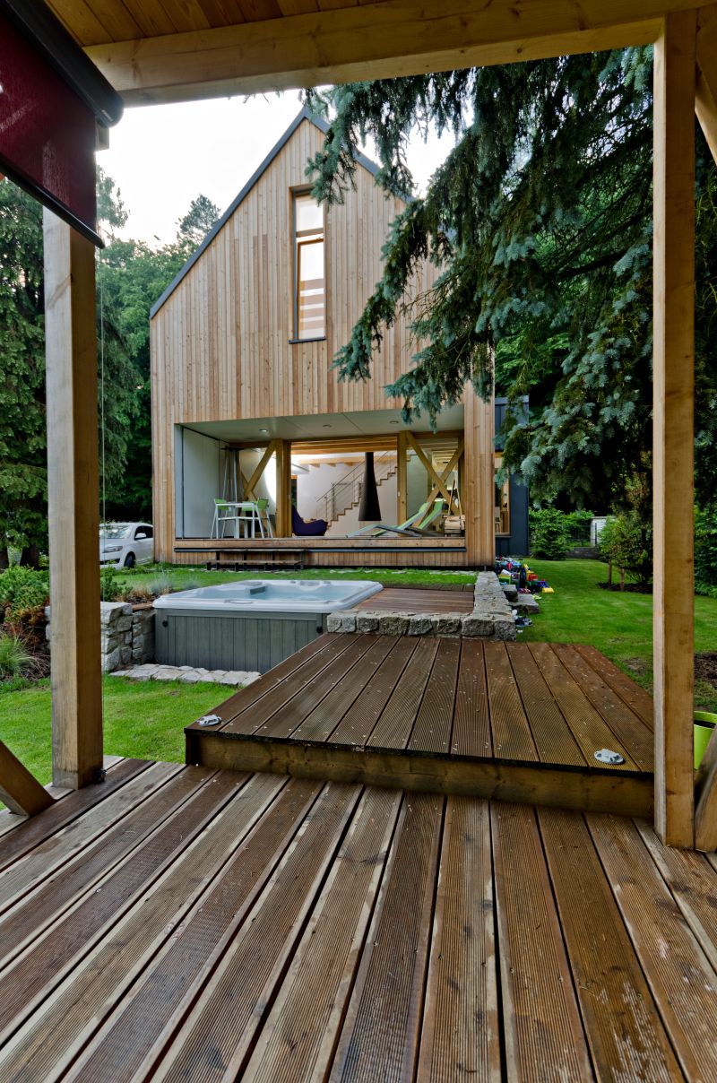 DrevoaStavby.cz Jak na nejhezčí terasu u dřevostavby terasa PRODESI-DOMESI