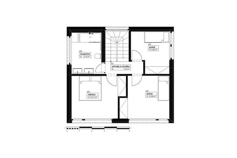 mala-kompaktni-drevostavba-pudorys-patro