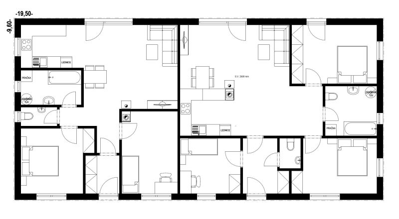 DrevoaStavby.cz Dřevostavba pro seniory MS 22_půdorys