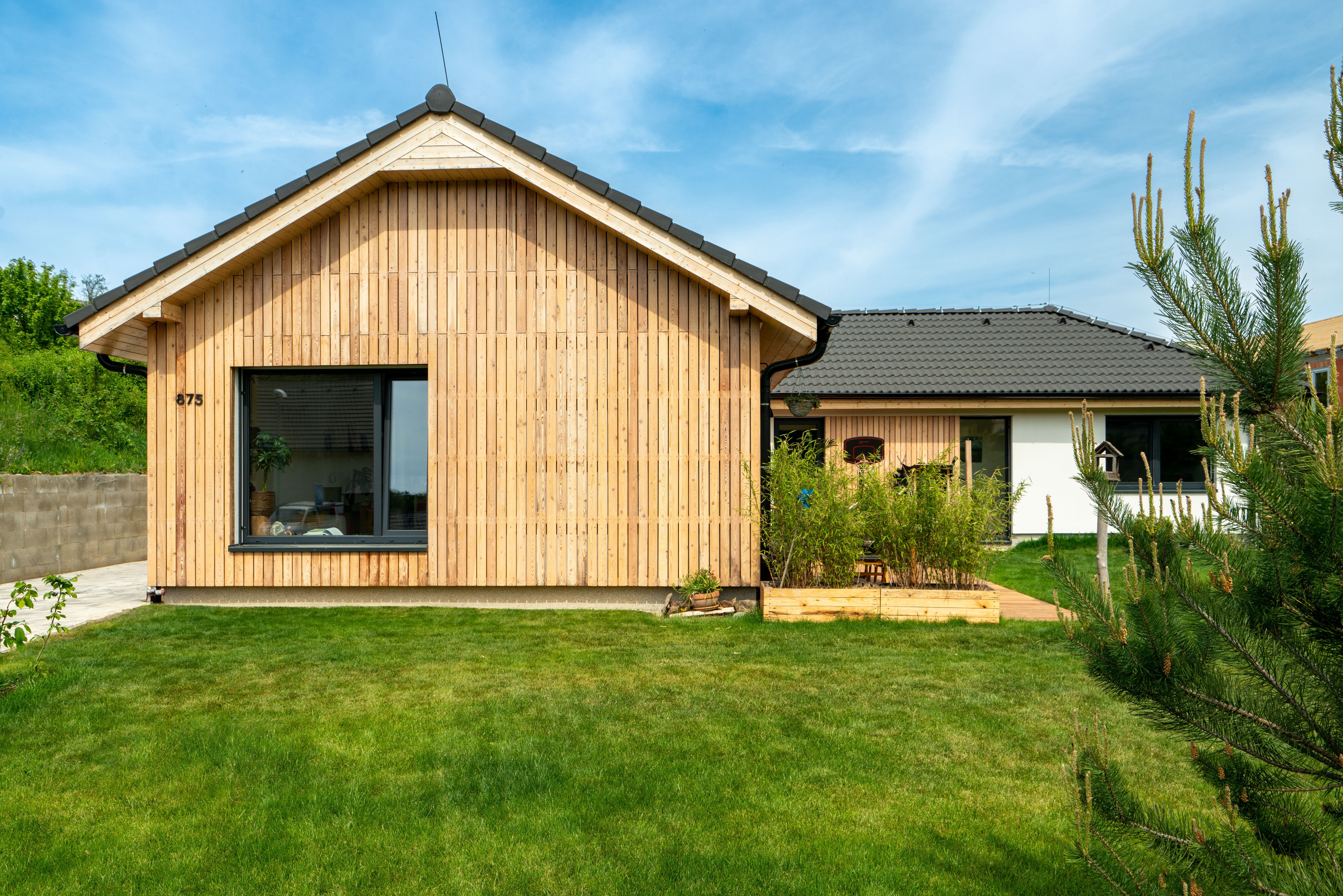 DrevoaStavby.cz Přízemní sendvičová dřevostavba Dřevo-House DrevoaStavby.cz Přízemní sendvičová dřevostavba Dřevo-House