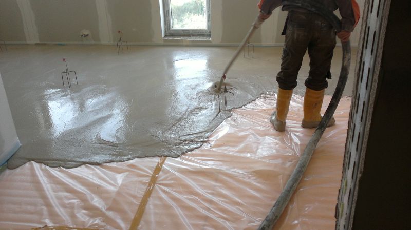 DrevoaStavby.cz Mokrý procesy výstavby podlahy v dřevstavbě 3