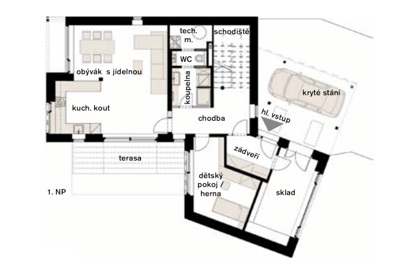 moderni-patrova-drevostavba-pudorys-1NP