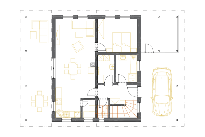DrevoaStavby-Domov-voni-po-bylinkach-drevostavba-EKOPANELY-interier-pudorys-1NP
