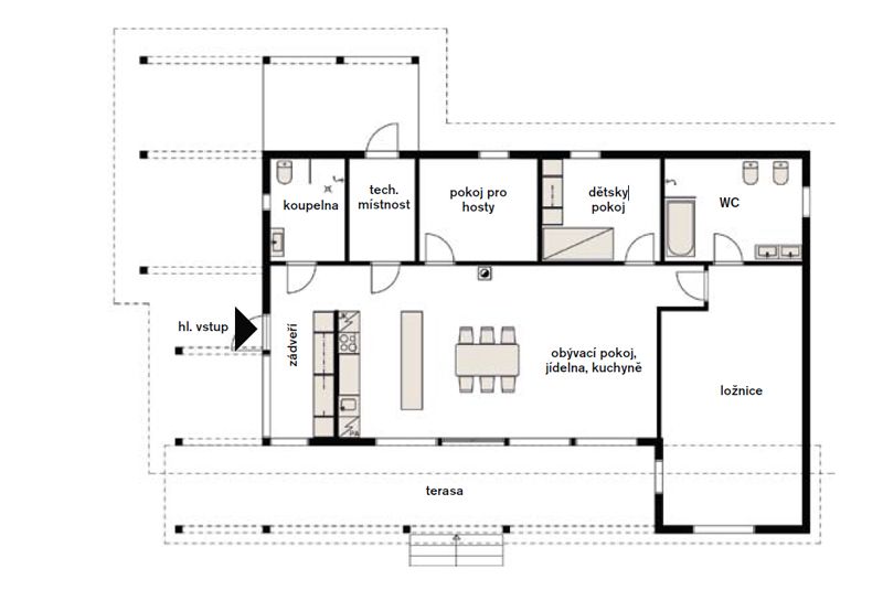 DrevoaStavby.cz Dřevostavba podle finského vzoru DrevoaStavby.cz Dřevostavba podle finského vzoru půdorys